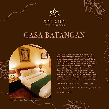 Solano Hotel & Resort At Casa Ysabel Lipa City Exteriör bild